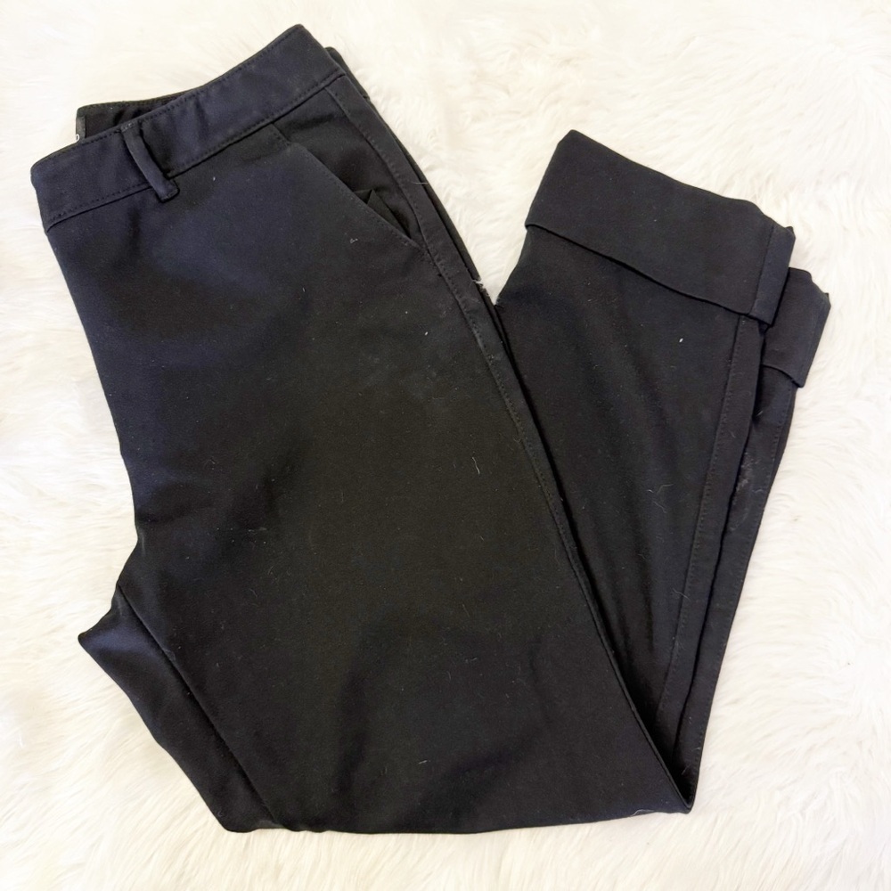 White House Black Market “The Girlfriend” Trouser Pants Women’s Size 6 Black